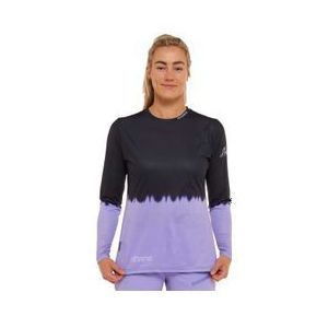 race women s long sleeve jersey black purple