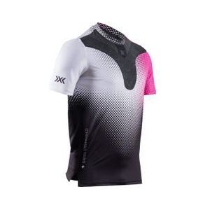 x bionic - corefusion run jersey - Korte Mouwen - Zwart Wit Roze - Heren