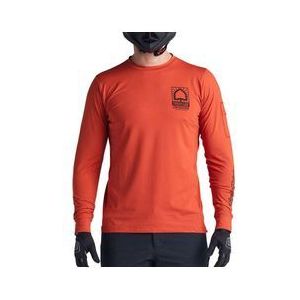 troy lee designs ruckus ride orange long sleeve t shirt