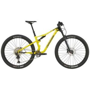 cannondale scalpel 4 carbon 29  volledig geveerde mtb shimano deore 12s geel