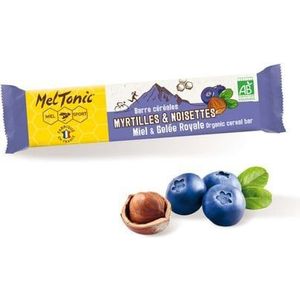 meltonic organic cereal energy bar blueberry hazelnut 30g