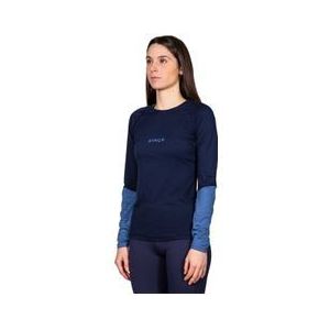 damesbasislaag met lange mouwen ayaq mefonna merinos blue