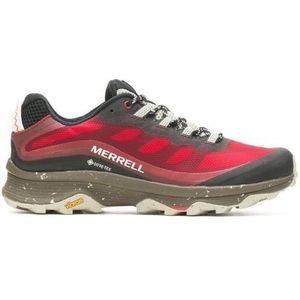 merrell moab speed gore tex hiking shoes red