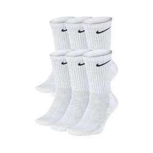 nike everyday cushioned witte unisex sokken  x6