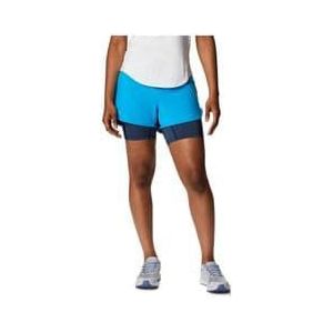 columbia endless trail 2n1 women s blue 2 in 1 shorts