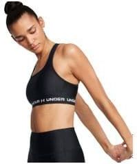 under armour crossback mid bra zwart dames