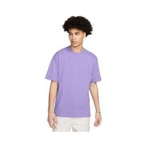 nike sportswear premium  p essentials  p purple short sleeve t shirt