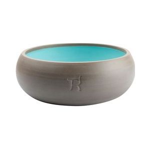treusinn. Hundenapf Keramik pur blau, Gr. M, Durchmesser:  ca. 20 cm