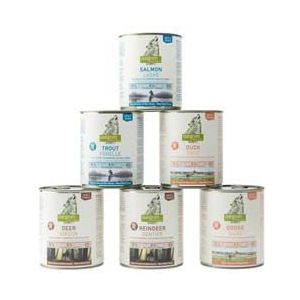 isegrim® Dosen-Menü-Mix, Anzahl: 6 x 800 g, 800 g, Hundefutter nass