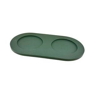 pino Napfunterlage Serving Tray Sand duck green solid, Gr. S/M, Maße: ca. 41,5 x 22 cm