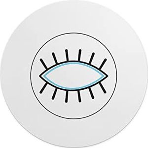 Questo Casa, Runden Digital Bedruckt Mauspad, rutschfeste Unterseite, für Büro und Zuhause, Durchmesser: 22 cm