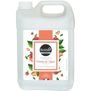 BOLDAIR - Handreiniger, Pfirsich, Weinrebe, reinigend, feuchtigkeitsspendend und weichmachend, 5 l, hergestellt in Frankreich