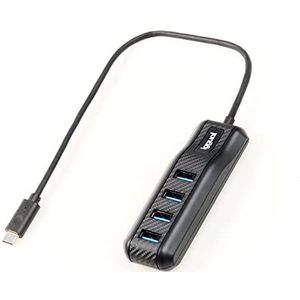 Iggual - USB C 3.1 Hub - USB C Adapter auf 4 Ports USB 3.1 Kompatibel mit Mac OS, Windows, Linux | Leichter USB C Adapter - Plug & Play