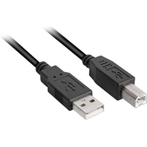 Sharkoon 4044951015276 USB Kabel 3 m USB 2.0 USB A USB B schwarz