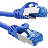 InLine® Patchkabel, Cat.6A, S/FTP, TPE (LSZH), CCA, PoE, LAN, Ethernet, Netzwerk Kabel, RJ45 Gigabit, blau, 10m, 72600B