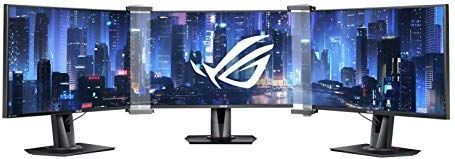 ASUS ROG Bezel Free Kit ABF01 (Zubehör für Gaming Monitore um Lücken zwischen den Bildschirmen zu schließen, bis 27 Zoll, einfache Montage)
