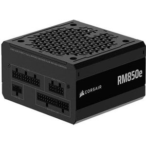 CORSAIR RM850e (2025) Vollmodulares Low-Noise ATX-Netzteil mit 12V-2x6-Kabel - ATX 3.1 & PCIe 5.1 konform, Cybenetics Gold Effizienz, 105°C bewertete Kondensatoren, moderner Standby-Modus, Schwarz
