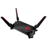 ASUS ROG Rapture GT-AX6000 Dual-Band WiFi 6 erweiterbarer Gaming-Router, Dual 2.5G Ports, dreistufige Spielbeschleunigung, mobiler Spielmodus, Aura RGB, abonnementfreie Netzwerksicherheit,