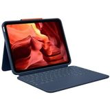 Logitech Rugged Combo 4 für iPad (10. Generation) Tastatur-Schutzhülle mit Smart Connector und robuster, spritzwassergeschützter Tastatur - AZERTY