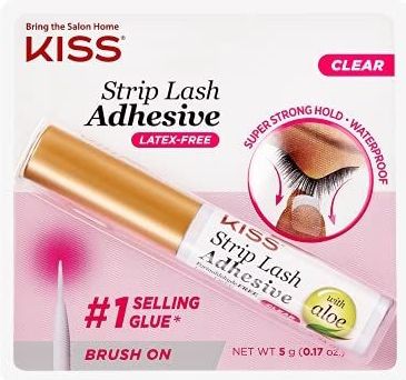 KISS Lash Glue Clear, Transparent, 5 g (1er Pack)