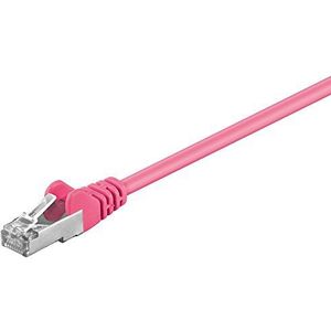 Goobay 94413 CAT 5e Patchkabel, SF/UTP, Magenta