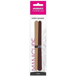 Murrays Maniküre doppelseitig Sandpapierfeile, 17 cm, 6 Stück