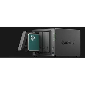 Synology DS923+ 4-Bay Diskstation NAS (AMD Ryzen™ 4 Threads R1600 Dual-Core 4GB Ram 2xRJ-45 1GbE LAN-Port), 16TB Bundle mit 4X HAT3300-4T