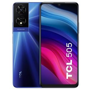 TCL 505 17,1 cm (6.75"") Double SIM Android 14 4G USB Type-C 4 Go 128 Go 5010 mAh Bleu