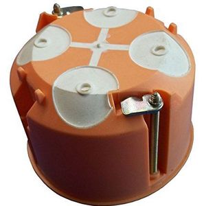 Unbekannt Hohlwand-Abzweig-Schalterdose PHSD61-2K winddicht 61mm tief, 5 Stück, orange, Polycarbonat, Nylon, Fiberglas