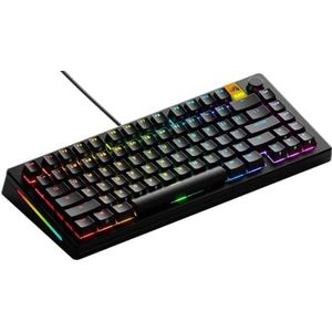Glorious Gaming GMMK 3 HE: Tastatur mit Rapid Trigger, 8k-Abrufrate, MX-/HE-Schalter, Hot-Swap 75% Tastatur, modulares Dichtungssystem, Doubleshot-PBT-Tastenkappen, Amerikanische QWERTY - Schwarz