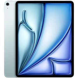 Apple iPad Air 13"" mit M3 Chip: Apple Intelligence, Liquid Retina Display, 512 GB, 12 MP Frontkamera/Rückkamera, WLAN 6E + 5G Mobilfunk, Touch ID, Batterie für den ganzen Tag – Blau