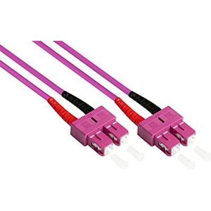 Patchkabel LWL Duplex OM4 (Multimode, 50/125) SC/SC, 10m, Good Connections®