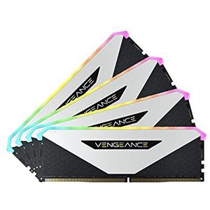 Corsair Vengeance RGB RT 32 GB (4 x 8 GB) DDR4 3.600MHz C18 Arbeitsspeicher (Dynamische RGB-Beleuchtung, Optimiert für AMD 300/400/500 Series, Kompatibilität mit Intel 300/400/500 Series) Weiß