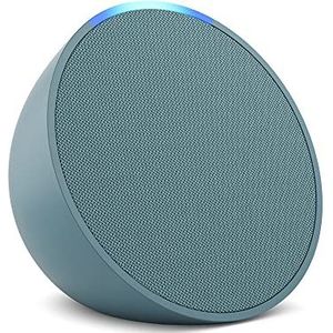 Zertifiziert und generalüberholt Echo Pop | Kompakter und smarter Bluetooth-Lautsprecher mit vollem Klang und Alexa | Blaugrün