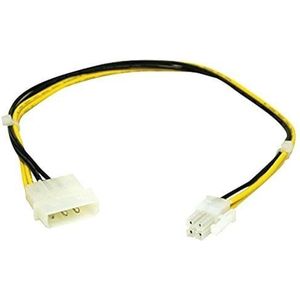 C2G 0. 25m ATX Strom Supply to Pentium 4 Strom Adapter Kabel, Molex LP4 weibliche to P4 mannlichen Connection, 81862