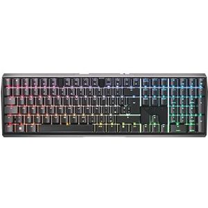 CHERRY MX 3.0S Wireless, Kabellose Mechanische Gaming-Tastatur, UK-Layout (QWERTY), Bluetooth-, Funk- und Kabelverbindung, MX2A RED Switches, Schwarz