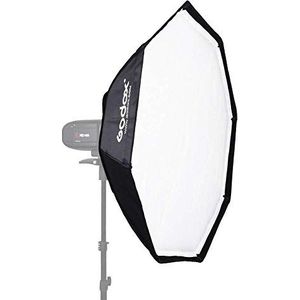 Godox Octa – Soft Box (Grau, Aluminum Ring Adapter, 120 cm)