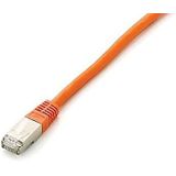 Equip Patchkabel Platinum RJ45 S/FTP Cat6A (SSTP) PIMF HF Polybeutel, 0,50 m, orange
