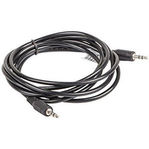 Lanberg CA-MJMJ-10CC-0020-BK Klinkenstecker auf Klinkenstecker Stereo-Audiokabel, 2m schwarz