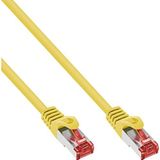 InLine 76107Y Patchkabel, S/FTP (PiMf), Cat.6, 250MHz, PVC, CCA, gelb, 7,5m
