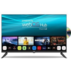 Cello C3224WSF Trav 32"" Zoll SMART/DVD Camping Reise TV integrierter DVD Player Rahmenlos Triple Tuner Bluetooth WebOS by LG Ideal für Wohnmobil LKW [2024]