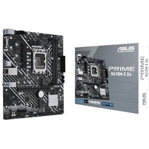 Micro ATX Motherboard, H610 Chipsatz, DDR4-Speicher, HDMI- und USB 3.2-Konnektivität, ideal für Heim- und Büro-PC.