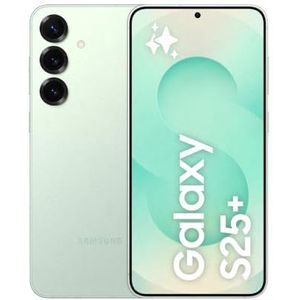 Samsung Galaxy S25+ AI Smartphone mit Galaxy AI, Ohne Vertrag, AI Handy mit Android, 12 GB RAM, 256 GB Speicher, 50-MP-Kamera, Mint, 3 Jahre Herstellergarantie [Exklusiv auf Amazon]