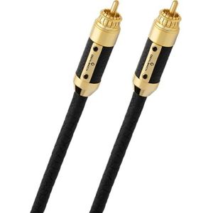 OEHLBACH Black Connect Digitales Audio-Cinchkabel – High-End Koaxialkabel für verlustfreie Signalübertragung – 24K vergoldete Kontakte - 75cm