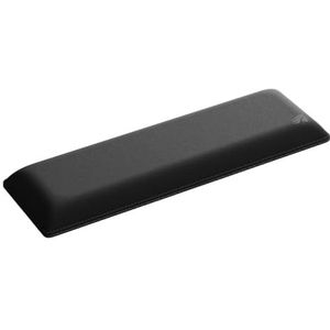 Glorious Gaming Padded Keyboard Wrist Rest (Kompakt, 25mm stark) - Gesteppte Ränder, Glatte Stoffoberfläche, rutschfeste Gummibasis, mittlere Festigkeit, 300 x 100 x 25mm - Schwarz