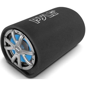 Pyle Bassrolle, Subwoofer Auto, Car Subwoofer, 400W 20.3cm- Bluetooth Subwoofer, Car Audio, Bassreflex Subwoofer, Basspro Go, Speaker- Bass Verstärker, Bassröhre – 4 Ohm 30Hz-700kHz Frequenz, Schwarz