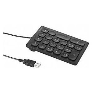 Kensington Ziffernblock mit Kabel, 21-Tasten-Nummernblock mit 4 Schnelltasten, Leise Scherentasten, Kompakte Numerische USB-A Tastatur, Für Windows, macOS & Chrome OS, Zusatztastatur, K79820WW