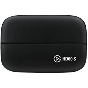 Elgato HD60 S, externe Aufnahmekarte, streamen und aufzeichnen in 1080p60 mit Ultra-Low-Latency auf PS5, PS4/Pro, Xbox Series X/S, Xbox One X/S, in OBS, Twitch, YouTube, funktioniert mit PC/Mac