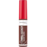 Rimmel London, Thrill Seeker Glassy Gloss, 800 Chocolate Glaze, feuchtigkeitsspendend, gesund aussehende Lippen, Maxi Applikator, homogene Anwendung, vegane Formel, 10 ml