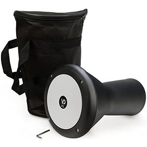 VD Vatan kleine Darbuka Trommel Percussion Aluguß Schwarz Matt, 30 cm.